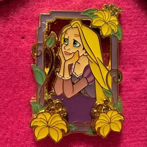 🌸3 for $37🌸 Rapunzel Floral Frame OE Pin